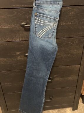 7 For All Mankind Medium Blue Flare Jeans